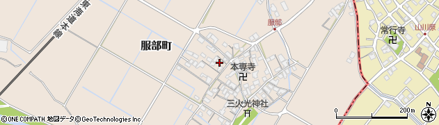 滋賀県彦根市服部町289周辺の地図