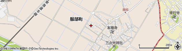 滋賀県彦根市服部町255周辺の地図