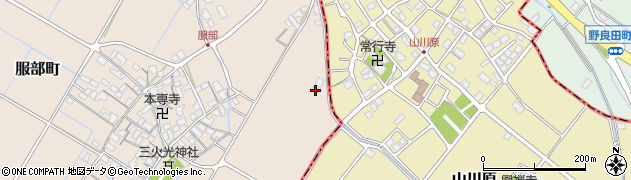 滋賀県彦根市服部町23周辺の地図