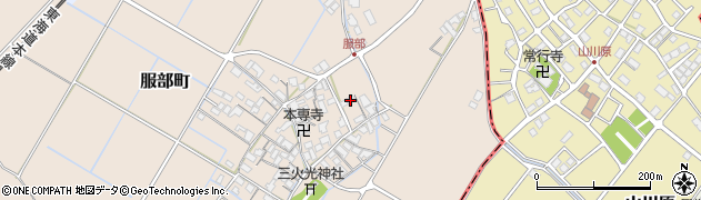 滋賀県彦根市服部町359周辺の地図
