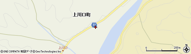 愛知県豊田市上川口町（河原田）周辺の地図