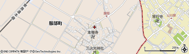 滋賀県彦根市服部町301周辺の地図