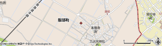 滋賀県彦根市服部町264周辺の地図