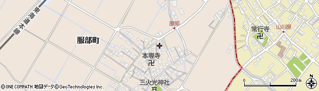 滋賀県彦根市服部町338周辺の地図