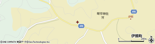 愛知県豊田市伊熊町（本郷）周辺の地図