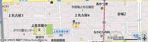 愛知県名古屋市西区上名古屋4丁目8-14周辺の地図