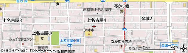 愛知県名古屋市西区上名古屋4丁目8周辺の地図
