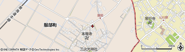 滋賀県彦根市服部町341周辺の地図