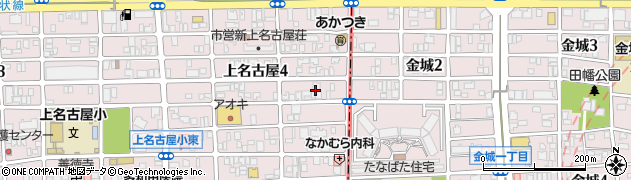 愛知県名古屋市西区上名古屋4丁目7周辺の地図
