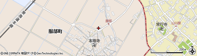 滋賀県彦根市服部町432周辺の地図
