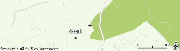 愛知県豊田市東萩平町水上周辺の地図