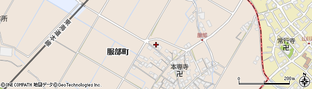 滋賀県彦根市服部町269周辺の地図