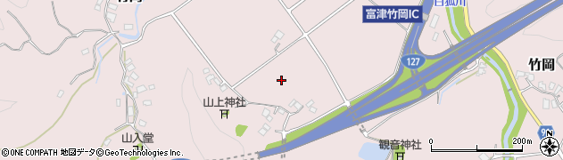 千葉県富津市竹岡周辺の地図