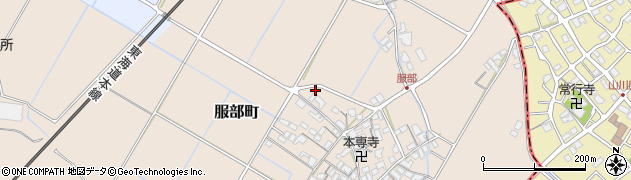 滋賀県彦根市服部町1236周辺の地図