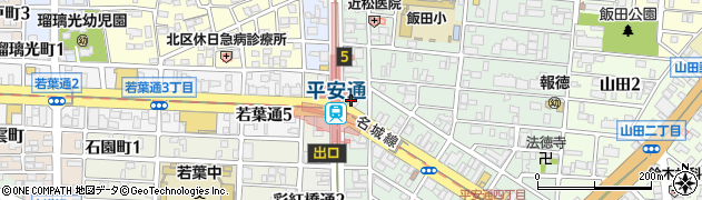 株式会社愛知銀行　ローンプラザ大曽根周辺の地図