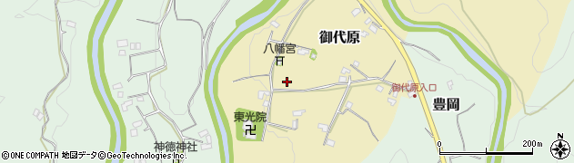 千葉県富津市御代原周辺の地図