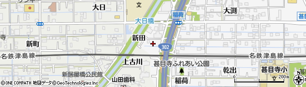 愛知県あま市甚目寺稲荷48周辺の地図