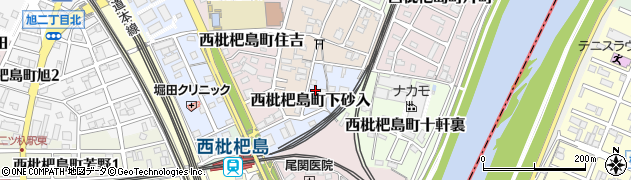 清須市役所　西枇杷島児童館周辺の地図