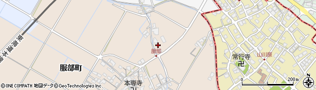 滋賀県彦根市服部町426周辺の地図