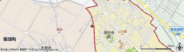 滋賀県彦根市服部町33周辺の地図