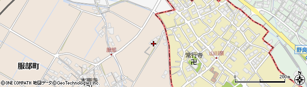 滋賀県彦根市服部町381周辺の地図