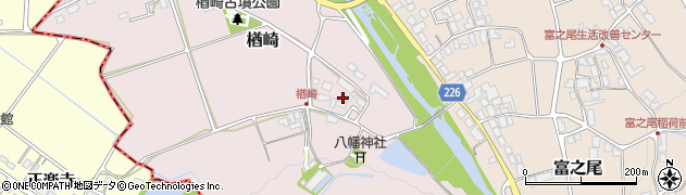 滋賀県多賀町（犬上郡）楢崎周辺の地図