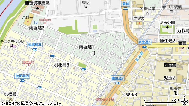 〒451-0054 愛知県名古屋市西区南堀越の地図