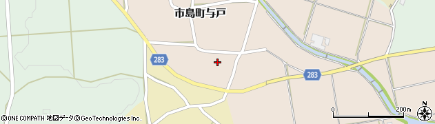 兵庫県丹波市市島町与戸1207周辺の地図