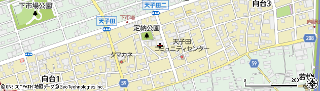 愛知県名古屋市守山区向台周辺の地図