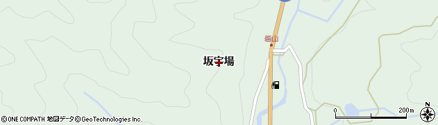 愛知県北設楽郡豊根村坂宇場周辺の地図