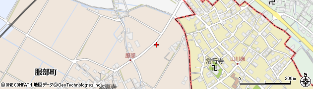 滋賀県彦根市服部町1291周辺の地図