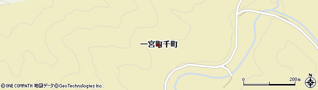 兵庫県宍粟市一宮町千町周辺の地図