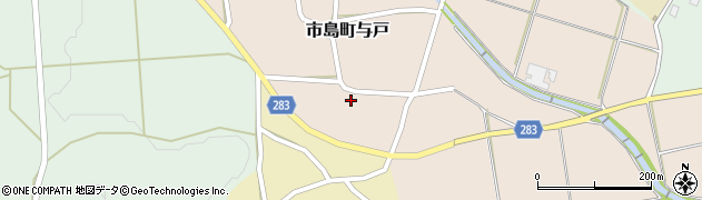 兵庫県丹波市市島町与戸2493周辺の地図