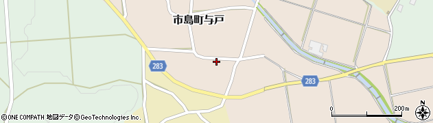 兵庫県丹波市市島町与戸1208周辺の地図