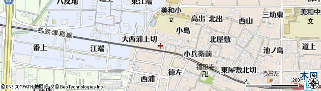 愛知県あま市木田庄兵衛前29周辺の地図