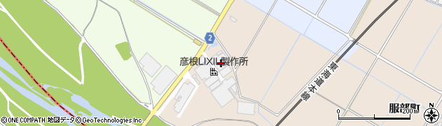 滋賀県彦根市服部町840周辺の地図