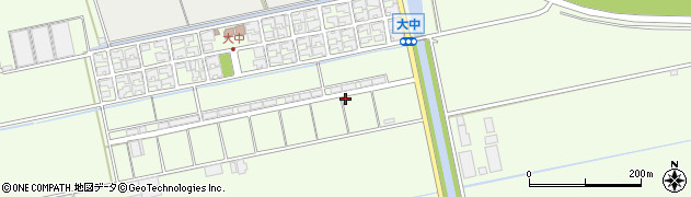 滋賀県東近江市大中町150周辺の地図