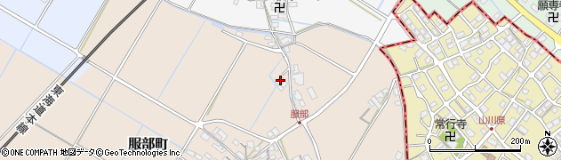滋賀県彦根市服部町450周辺の地図