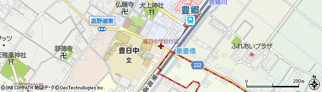 豊日中学校付近周辺の地図