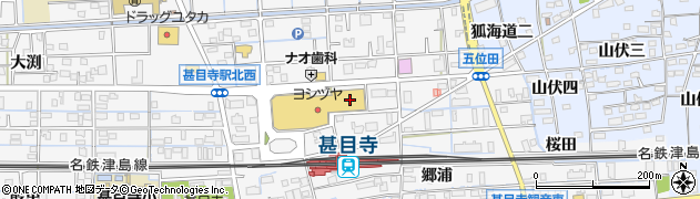 三菱ＵＦＪ銀行尾張新川支店周辺の地図