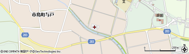 兵庫県丹波市市島町与戸2261周辺の地図