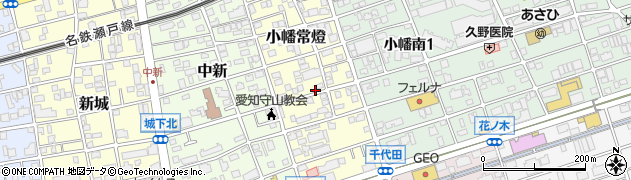 愛知県名古屋市守山区小幡常燈周辺の地図