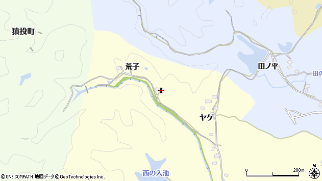 〒470-0452 愛知県豊田市迫町の地図