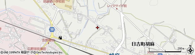 京都府南丹市日吉町胡麻才ノ本11周辺の地図
