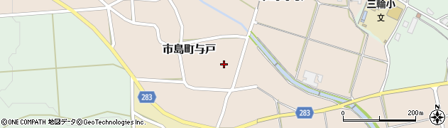 兵庫県丹波市市島町与戸1167周辺の地図
