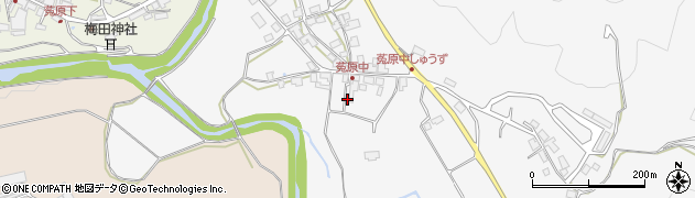 京都府福知山市三和町菟原中1080周辺の地図