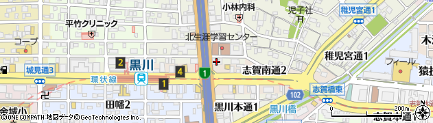 金券ショップＡＢＣ黒川店周辺の地図