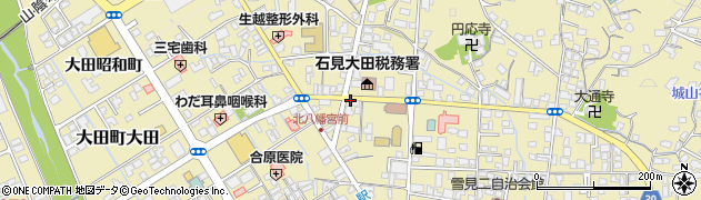 自衛隊島根地方協力本部大田地域事務所周辺の地図