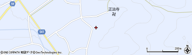 兵庫県丹波市市島町北奥609周辺の地図