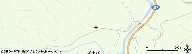 愛知県豊田市中当町（林貝津）周辺の地図
